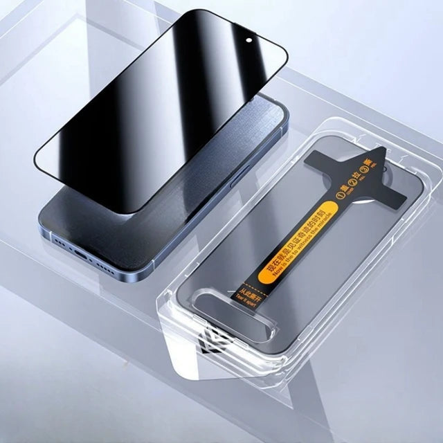 1-3Pc Oleophobic Coating Dust Free Easy Installation Screen Protector for IPhone 16e 15 14 13 12 11 Pro Max Plus Mini XS Glass