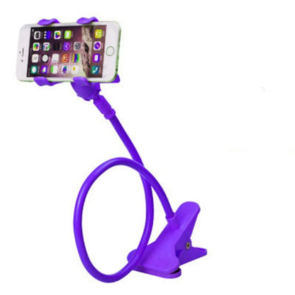 360 Rotate Clip Mobile Phone Holder Stand Portable Flexible Lazy Bed Desktop Bracket Smartphones Desk Mount Stand Base Support