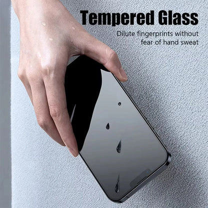NNBILI 4PCS Tempered Glass Screen Protector For iPhone 13 16 15 12 11 Pro Max 14 15 16 Plus For 16e 12 13 Mini Toughened Glass