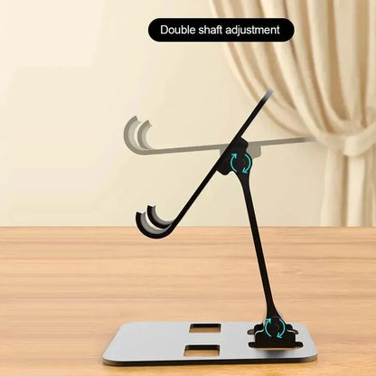 Universal Aluminum Alloy Portable Tablet Holder Mount For iPad Adjustable Flexible Folding Lazy Desktop Live Mobile Phone Stand