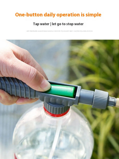 Watering Irrigation High Sprayer Water Pressure Flower Garden Gun Sprayer Head Juice Bottles Interface Plastic Trolley Spray