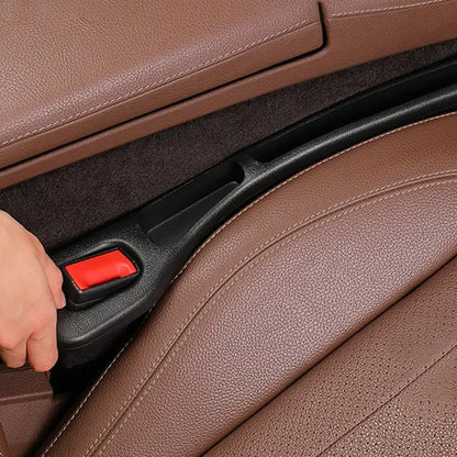 2Pcs Car Seat Gap Filler Seat Crevice Storage Box Bag Between Seats Console Organizer Decoration Interior Auto Accessories