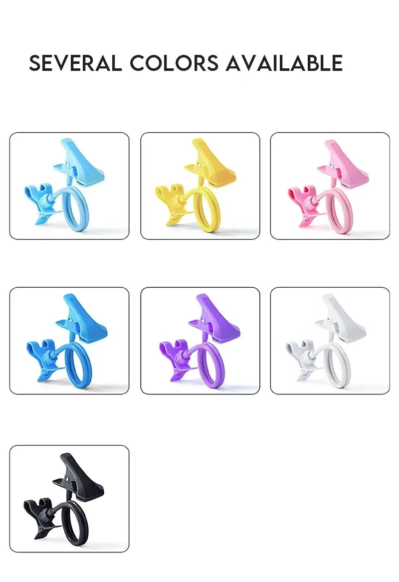 360 Rotate Clip Mobile Phone Holder Stand Portable Flexible Lazy Bed Desktop Bracket Smartphones Desk Mount Stand Base Support