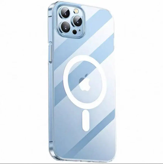 Original For Magsafe Magnetic Wireless Charging Case For iPhone 16 15 14 13 12 11 Pro Max Plus HD Clear Hard Cover