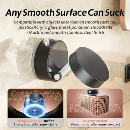 Adjustable Vacuum Suction Cup Magnetic Phone Holder Lazy Multi-functional Foldable Storage Holder Vacuum Suction Phone Holder