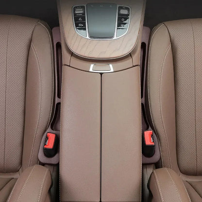 2Pcs Car Seat Gap Filler Seat Crevice Storage Box Bag Between Seats Console Organizer Decoration Interior Auto Accessories