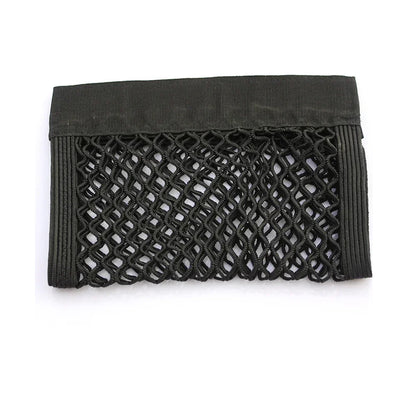 Car Storage Net Stretchable Mesh Pocket Net Magic Elastic Sticker Universal Rear Mesh Trunk Seat Bag Pocket Cage Auto Organizer